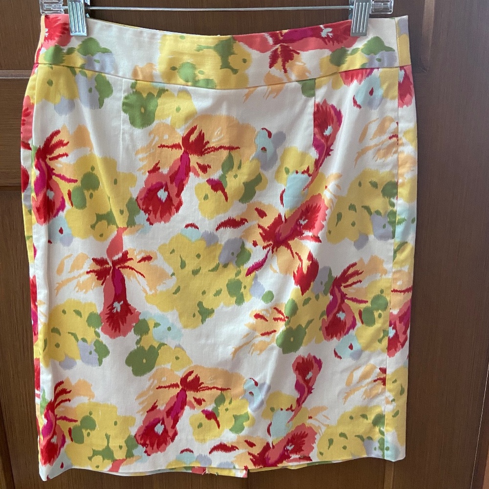 JCrew floral skirt